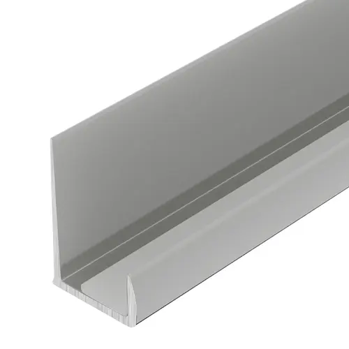 Brite Anodized Aluminum 1/2" J-Channel 36" Length - pack of 5 Brite Anodized Aluminum 1/2" J-Channel 36" Length - pack of 5