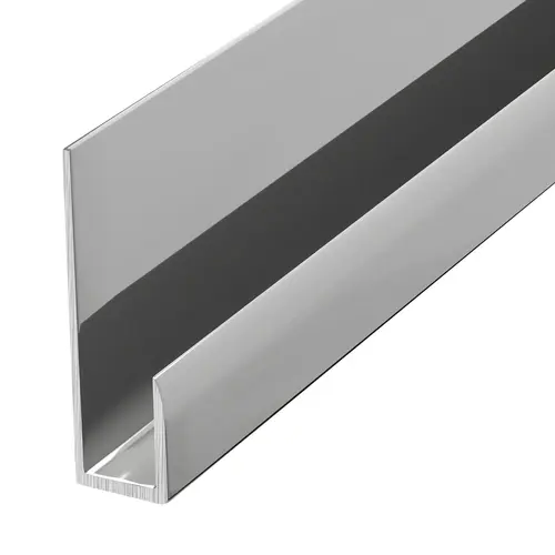 Brite Anodized Finish Low Profile 1/4" J-Channel 36" Length - pack of 5 Brite Anodized Finish Low Profile 1/4" J-Channel 36" Length - pack of 5