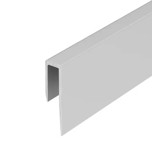 Satin Anodized Aluminum Deep Nose 5/16" J-Channel 60" Length - pack of 5 Satin Anodized Aluminum Deep Nose 5/16" J-Channel 60" Length - pack of 5