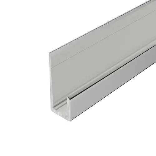 Brite Anodized Canadian Style 1/4" Standard Bottom "J" Channel 60" Length - pack of 5 Brite Anodized Canadian Style 1/4" Standard Bottom "J" Channel 60" Length - pack of 5