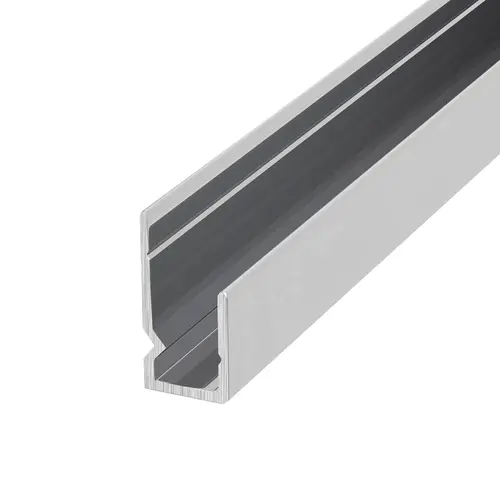 Brite Anodized Deep Nose Heavy Indented Back Aluminum 1/4" J-Channel 48" Length - pack of 5 Brite Anodized Deep Nose Heavy Indented Back Aluminum 1/4" J-Channel 48" Length - pack of 5
