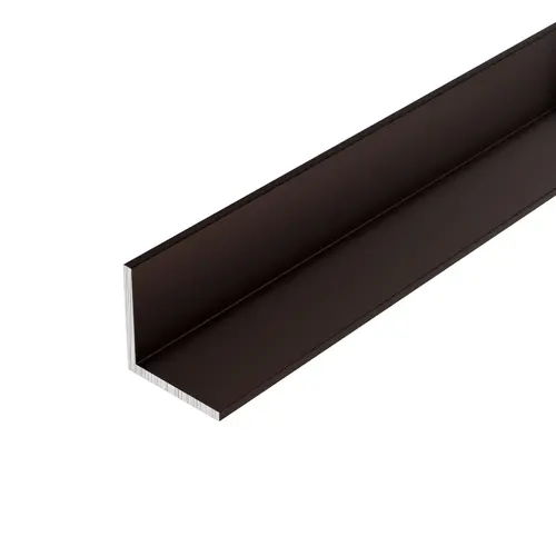 Bronze Electro-Static Paint 1" Angle Extrusion 60" Length - pack of 5 Bronze Electro-Static Paint 1" Angle Extrusion 60" Length - pack of 5
