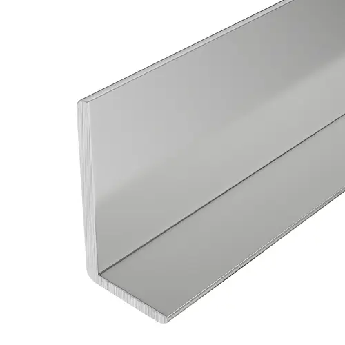 Brite Anodized Aluminum 5/8" L-Bar Extrusion 60" Length - pack of 5 Brite Anodized Aluminum 5/8" L-Bar Extrusion 60" Length - pack of 5