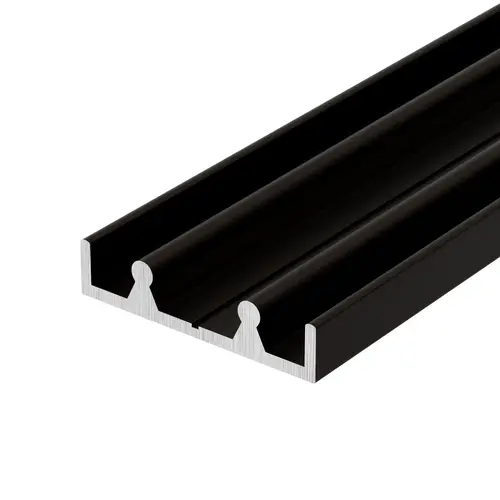Duranodic Bronze Aluminum Lower Track Extrusion 72" Stock Length - pack of 2 Duranodic Bronze Aluminum Lower Track Extrusion 72" Stock Length - pack of 2