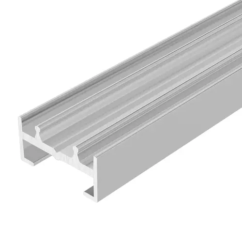 Satin Anodized Lower Track 72" Stock Length - pack of 2 Satin Anodized Lower Track 72" Stock Length - pack of 2
