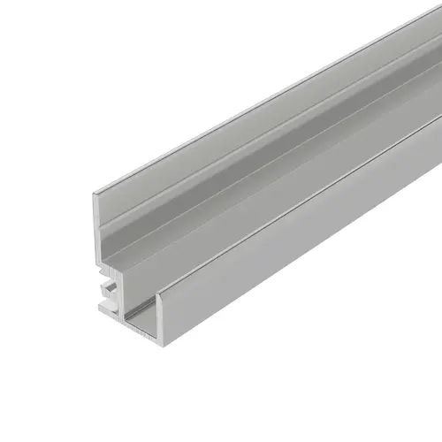 Brite Anodized "Make It Yourself" Mirror Frame Extrusion 48" Stock Length - pack of 3 Brite Anodized "Make It Yourself" Mirror Frame Extrusion 48" Stock Length - pack of 3