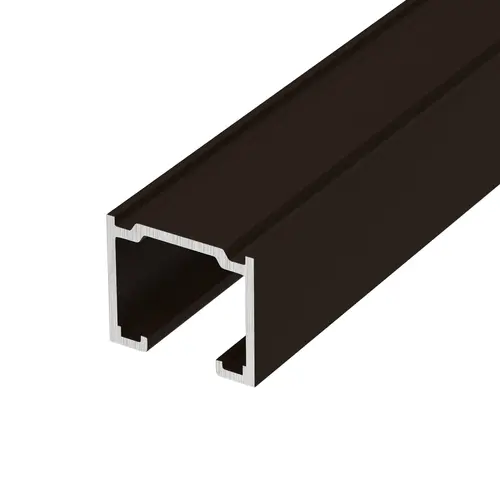 Duranodic Bronze Masteroll Enclosed Double Overhead Track for Pass-Thru Windows 72" Stock Length - pack of 2 Duranodic Bronze Masteroll Enclosed Double Overhead Track for Pass-Thru Windows 72" Stock Length - pack of 2