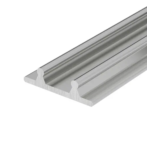 Brite Anodized Aluminum Lower Channel for Deep Recess Installations 72" Length - pack of 5 Brite Anodized Aluminum Lower Channel for Deep Recess Installations 72" Length - pack of 5