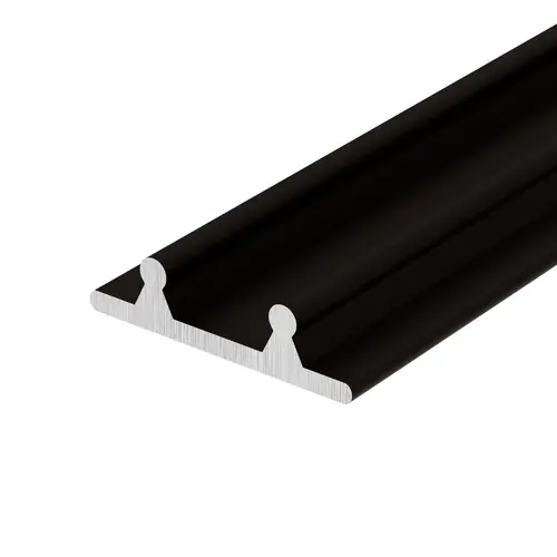 Duranodic Bronze Aluminum Lower Channel for Deep Recess Installations 23" Length - pack of 5 Duranodic Bronze Aluminum Lower Channel for Deep Recess Installations 23" Length - pack of 5