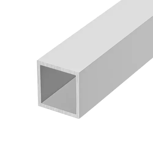 Satin Anodized 3/4" Square Tube Extrusion 60" Length - pack of 50 Satin Anodized 3/4" Square Tube Extrusion 60" Length - pack of 50