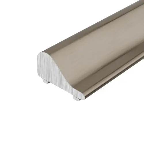 Brushed Nickel Frameless Shower Door Tapered Threshold - 48" Length - pack of 10 Brushed Nickel Frameless Shower Door Tapered Threshold - 48" Length - pack of 10