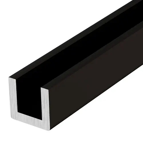 Duranodic Bronze Aluminum Single Channel Extrusion 72" Stock Length - pack of 2 Duranodic Bronze Aluminum Single Channel Extrusion 72" Stock Length - pack of 2