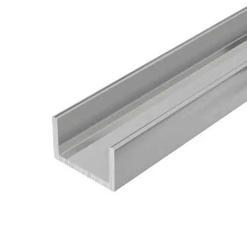 Brite Anodized 1-1/16" Single Channel 84" Length - pack of 5 Brite Anodized 1-1/16" Single Channel 84" Length - pack of 5
