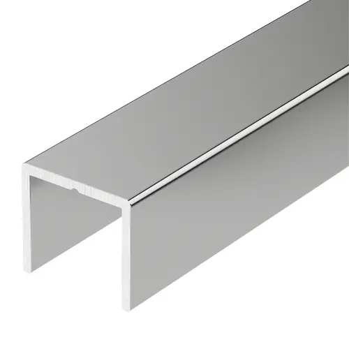 Brite Anodized Aluminum 1/2" U-Channel 84" Length - pack of 10 Brite Anodized Aluminum 1/2" U-Channel 84" Length - pack of 10