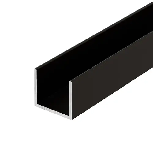 Dark Bronze 3/4" U-Channel 12" Length - pack of 5 Dark Bronze 3/4" U-Channel 12" Length - pack of 5