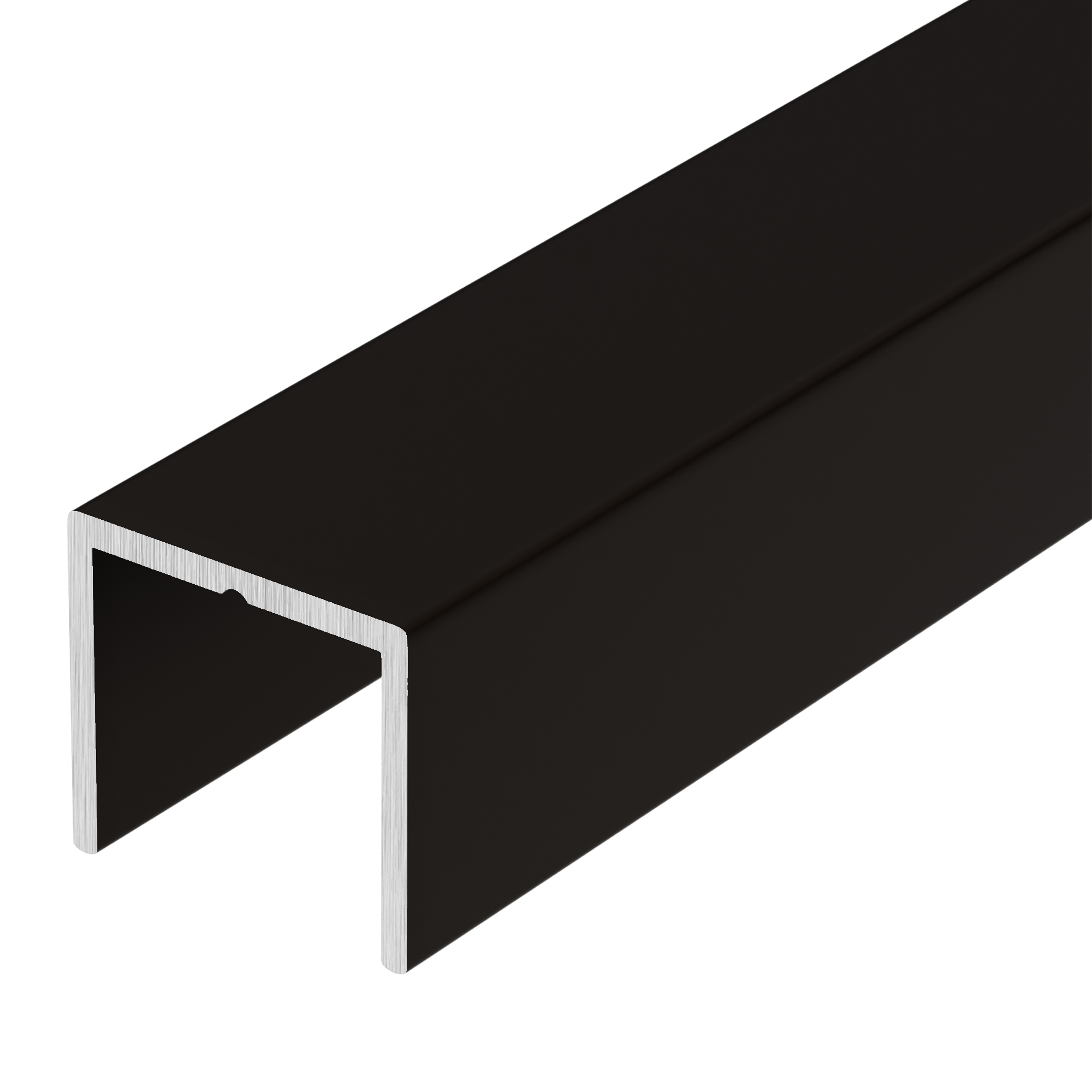 Brixwell UC604DU-CCP48 Duranodic Bronze Aluminum 1/2" U-Channel  48" Length