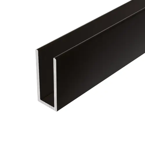 Duranodic Bronze 1/4" Single Channel with 1" High Wall 60" Length - pack of 5 Duranodic Bronze 1/4" Single Channel with 1" High Wall 60" Length - pack of 5
