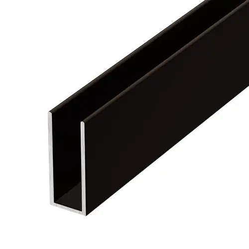 Duranodic Bronze Aluminum Channel Extrusion 36" Length - pack of 5 Duranodic Bronze Aluminum Channel Extrusion 36" Length - pack of 5