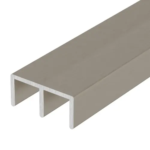 Brushed Nickel "Standard" Aluminum Upper or Lower Channel 60" Length - pack of 5 Brushed Nickel "Standard" Aluminum Upper or Lower Channel 60" Length - pack of 5