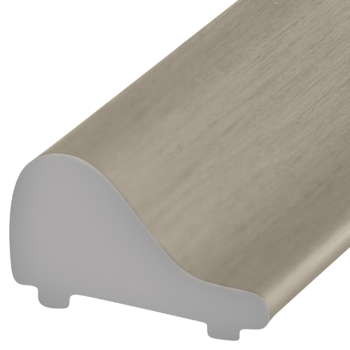CRL S1L001BN-CCP36 Brushed Nickel Frameless Shower Door Tapered Threshold -  36" Length