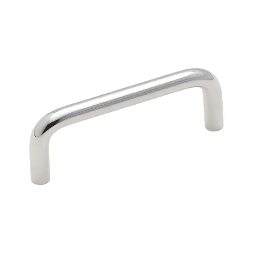 3" (76 mm) Center to Center Brass Wire Cabinet Pull Bright Chrome Finish 3" (76 mm) Center to Center Brass Wire Cabinet Pull Bright Chrome Finish