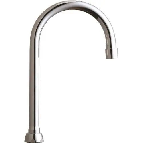 5-1/4 in. Brass Rigid/Swing Gooseneck Spout Chrome 5-1/4 in. Brass Rigid/Swing Gooseneck Spout Chrome