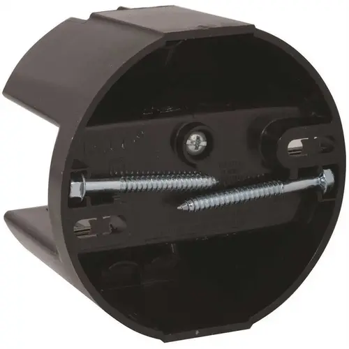 Ceiling Box, 4 in W, 1-1/2 in D, 4 in H, Polycarbonate, Black Ceiling Box, 4 in W, 1-1/2 in D, 4 in H, Polycarbonate, Black