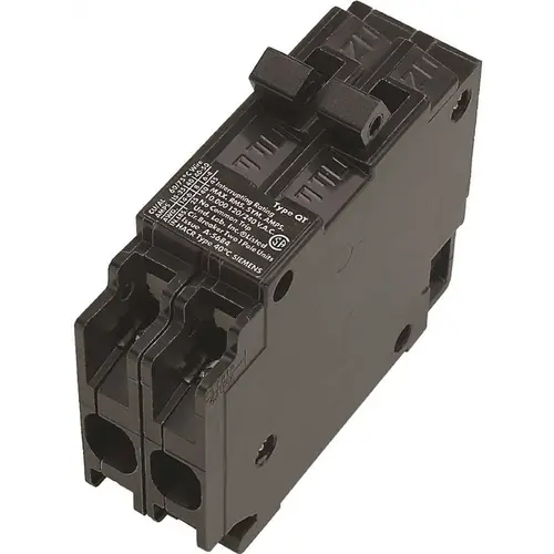 15/20 Amp Single Pole Tandem NCL Type QT Circuit Breaker Black 15/20 Amp Single Pole Tandem NCL Type QT Circuit Breaker Black