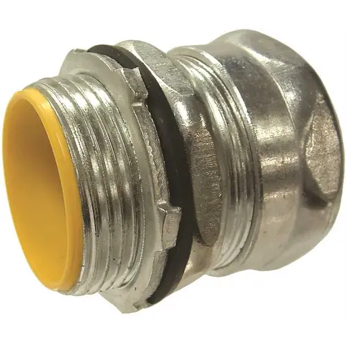 RACO RAINTIGHT STEEL EMT INSULATED COMPRESSION CONNECTOR, 1/2 IN. TRADE SIZE