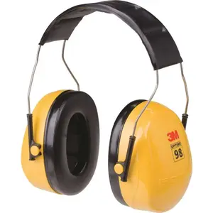3M H9A PELTOR OPTIME 98 SERIES, EARMUFF, HEADBAND Yellow