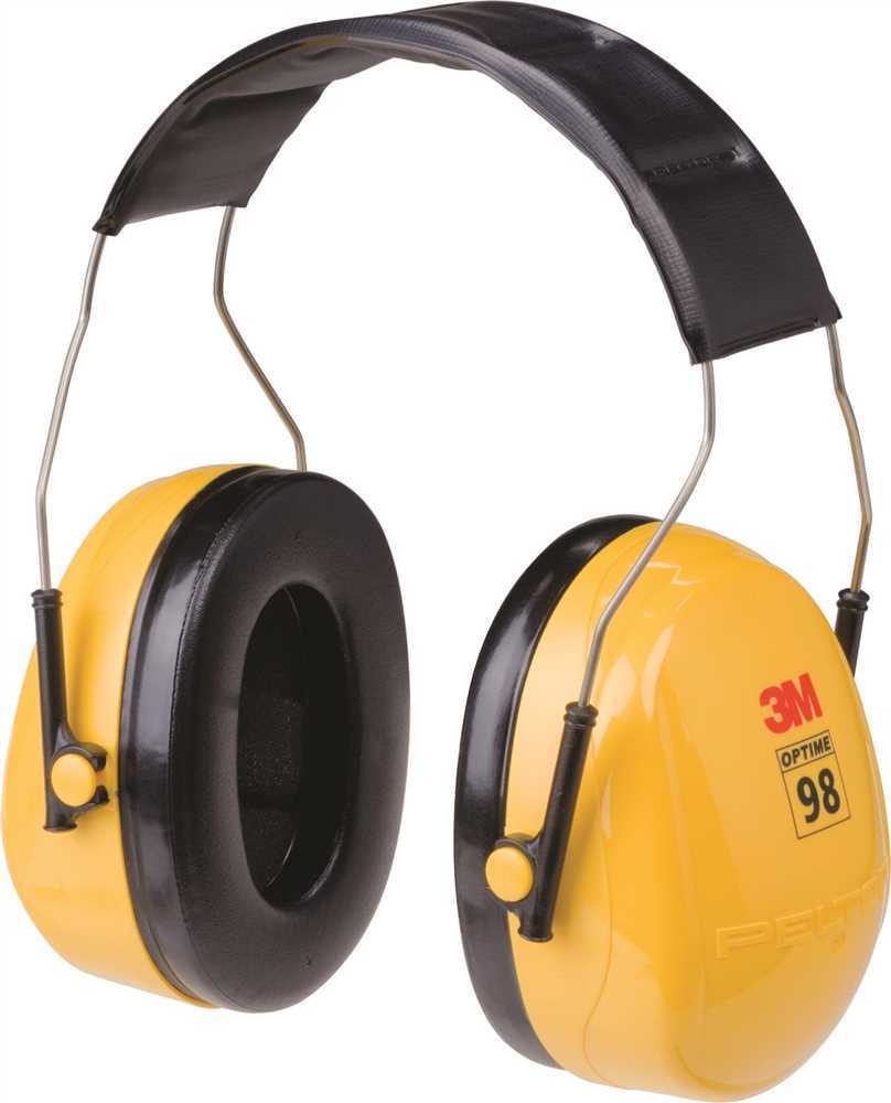3M H9A PELTOR OPTIME 98 SERIES, EARMUFF, HEADBAND Yellow