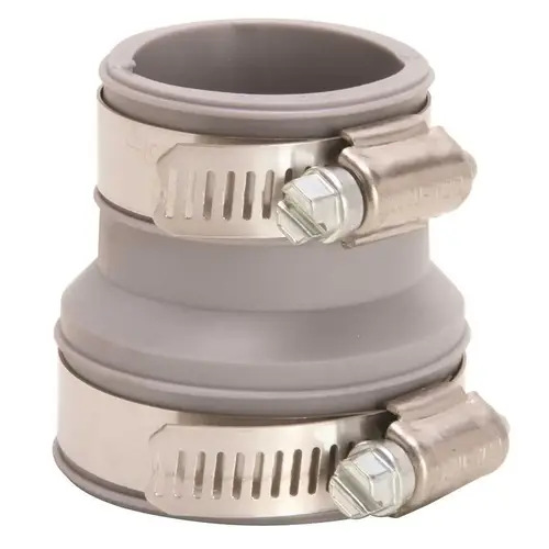 1 In. - In. Flexible Pvc Clamp Reducer Coupling 1 In. - In. Flexible Pvc Clamp Reducer Coupling