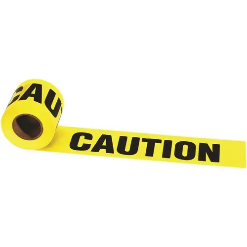 CAUTION TAPE 300 FT. X 3 IN Yellow - pack of 8 CAUTION TAPE 300 FT. X 3 IN Yellow - pack of 8
