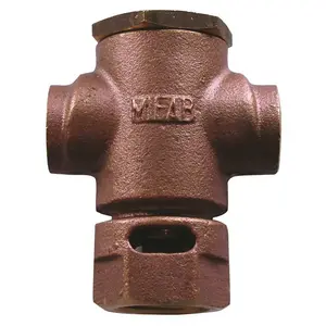 Mifab MI-TSP-1 CONTINUOUS FLOW TRAP SEAL PRIMER WITH 1/2 IN. CONNECTIONS Chrome Plated