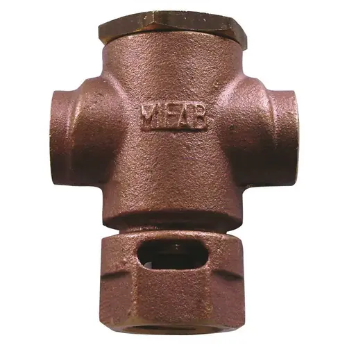 CONTINUOUS FLOW TRAP SEAL PRIMER WITH 1/2 IN. CONNECTIONS Chrome Plated