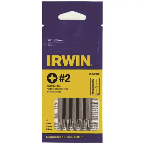 DOUBLE END BIT 2P/2P 2-3/8 IN - pack of 5 DOUBLE END BIT 2P/2P 2-3/8 IN - pack of 5