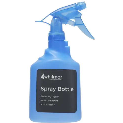 Whitmor Multi-Purpose Spray Bottle, 16 oz Capacity, Adjustable Nozzle, Plastic, Assorted Whitmor Multi-Purpose Spray Bottle, 16 oz Capacity, Adjustable Nozzle, Plastic, Assorted