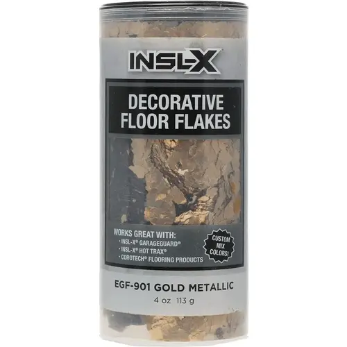 Insl-X Floor Flake, Metallic Gold - pack of 6 Insl-X Floor Flake, Metallic Gold - pack of 6