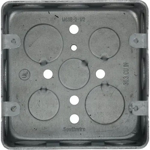 Southwire Switch Box, 2-Gang, Galvanized Southwire Switch Box, 2-Gang, Galvanized
