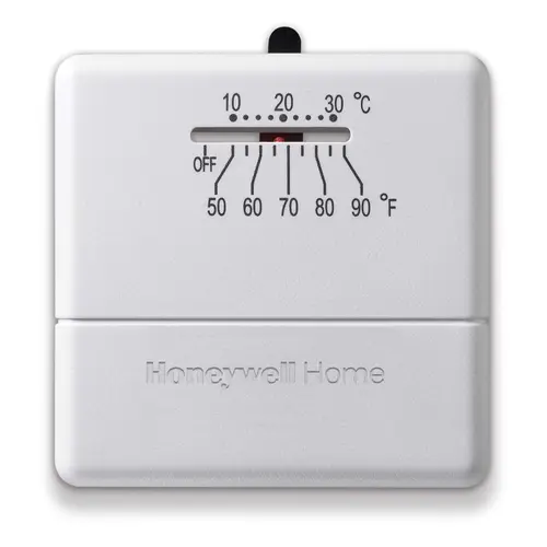 Premier White 24v Snap Action Single Stage Heat-Cool Thermostat 1H-1C 50-90F 0.1 Premier White 24v Snap Action Single Stage Heat-Cool Thermostat 1H-1C 50-90F 0.1