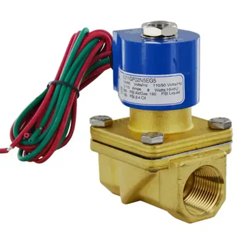 120v 3/4" NPT. 2 Way N.C. Brass Solenoid Valve 150 PSI Max 4 PSI Min 180F Replac 120v 3/4" NPT. 2 Way N.C. Brass Solenoid Valve 150 PSI Max 4 PSI Min 180F Replac