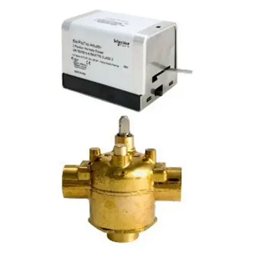 24v 1" Sweat 3 Way N.C. Zone Valve 7.5cv With Terminal Block Connections & End S 24v 1" Sweat 3 Way N.C. Zone Valve 7.5cv With Terminal Block Connections & End S