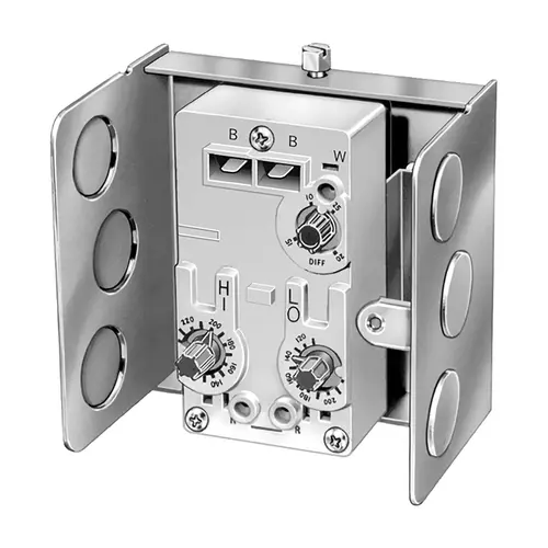 High And Low Limit Aquastat Controller With High Limit 10 F fixed; low limit: 10 High And Low Limit Aquastat Controller With High Limit 10 F fixed; low limit: 10