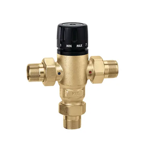 3/4" NPT. Lead Free Point of Dist. 3 Way Thermostatic Mixing Valve 85-155F 3/4" NPT. Lead Free Point of Dist. 3 Way Thermostatic Mixing Valve 85-155F