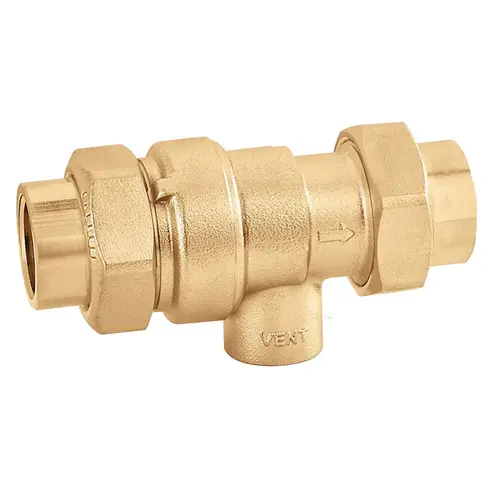 Backflow Prev. 1/2" Swt/NPT Female Backflow Prev. 1/2" Swt/NPT Female