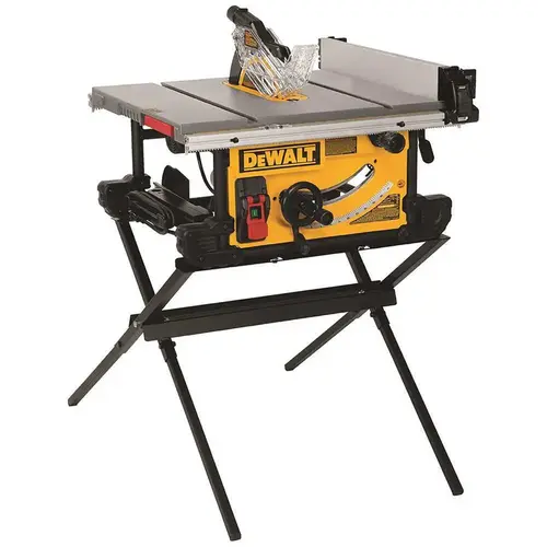 15-Amp 10 in. Jobsite Table Saw Black, Silver, Yellow 15-Amp 10 in. Jobsite Table Saw Black, Silver, Yellow