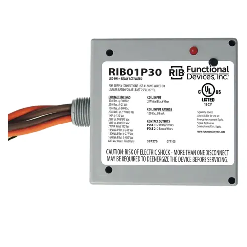 DPST Enclosed Relay 30 Amp With 120vac Coil DPST Enclosed Relay 30 Amp With 120vac Coil