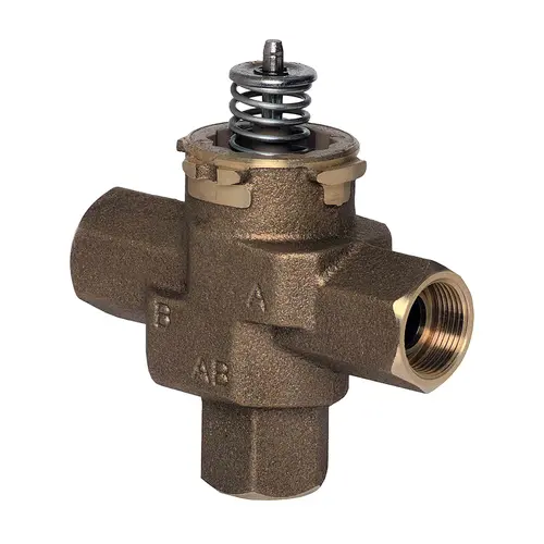 1" Female NPT. Mixing/Diverting Three Way Zone Valve Body 8.6 Cv 1" Female NPT. Mixing/Diverting Three Way Zone Valve Body 8.6 Cv