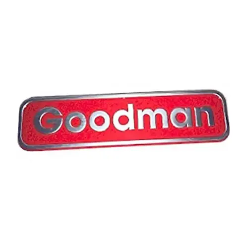 Nameplate Goodman Replaces 0161R00009P (m10) Nameplate Goodman Replaces 0161R00009P (m10)