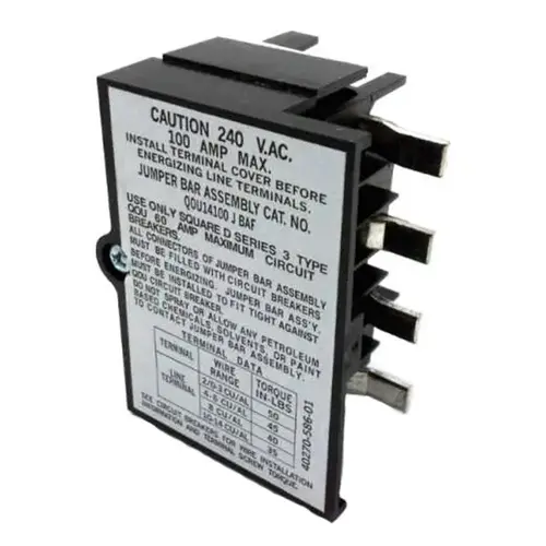 Jumper Bar For Square D QOU Series Circuit Breakers Replaces Rheem 45-23202-01 Jumper Bar For Square D QOU Series Circuit Breakers Replaces Rheem 45-23202-01